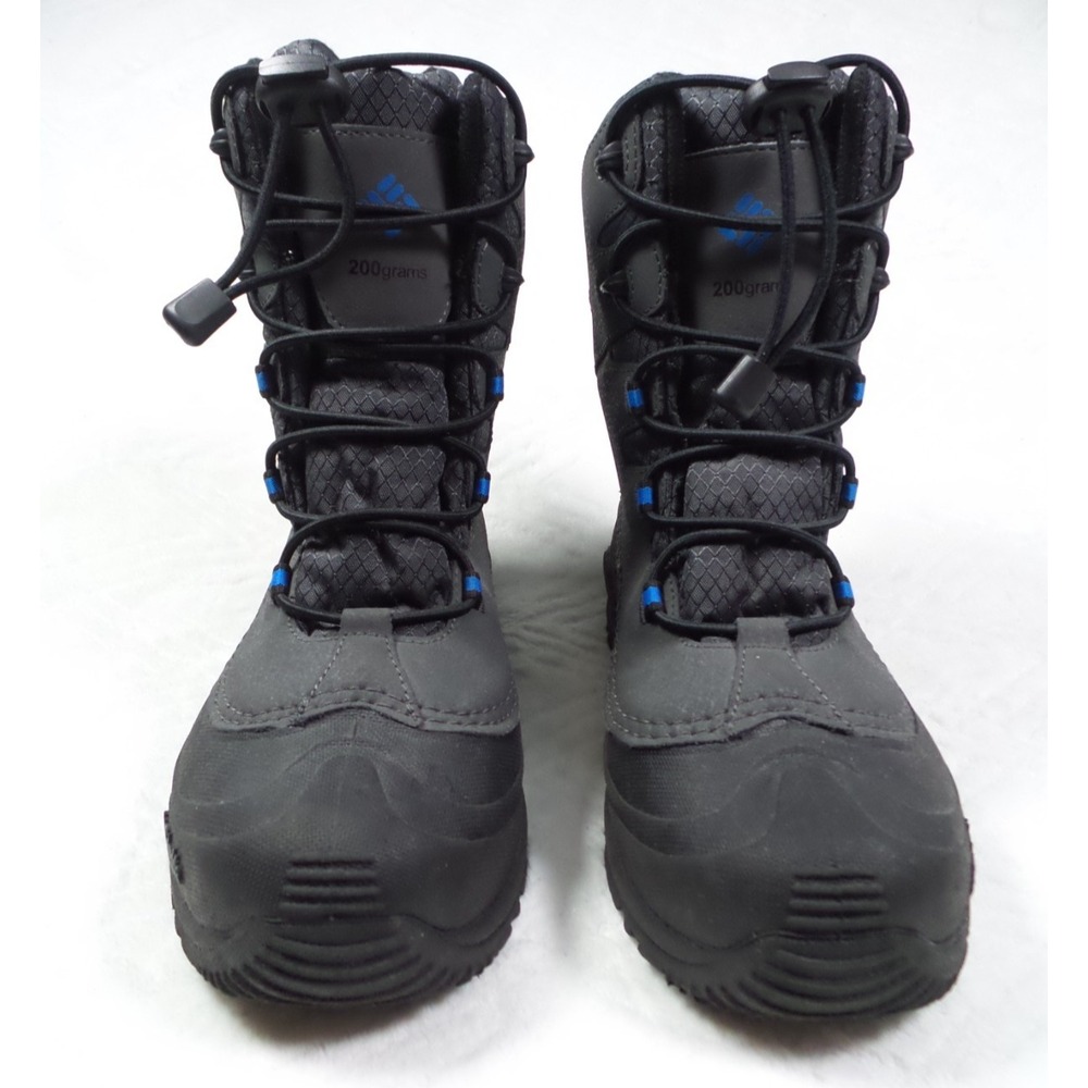 Columbia Boots Boys Size 6 Gray Bugaboot Plus III Omni-Heat 200g Waterproof - Picture 2 of 13